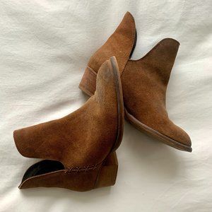 Musse & Cloud Suede Western Booties